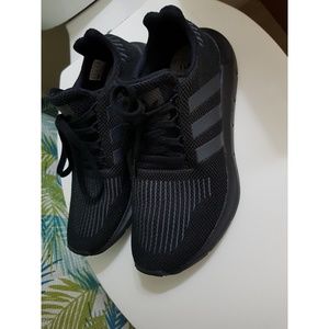 Adidas black shoes